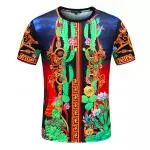 t-shirt versace pas cher cotton coral moon